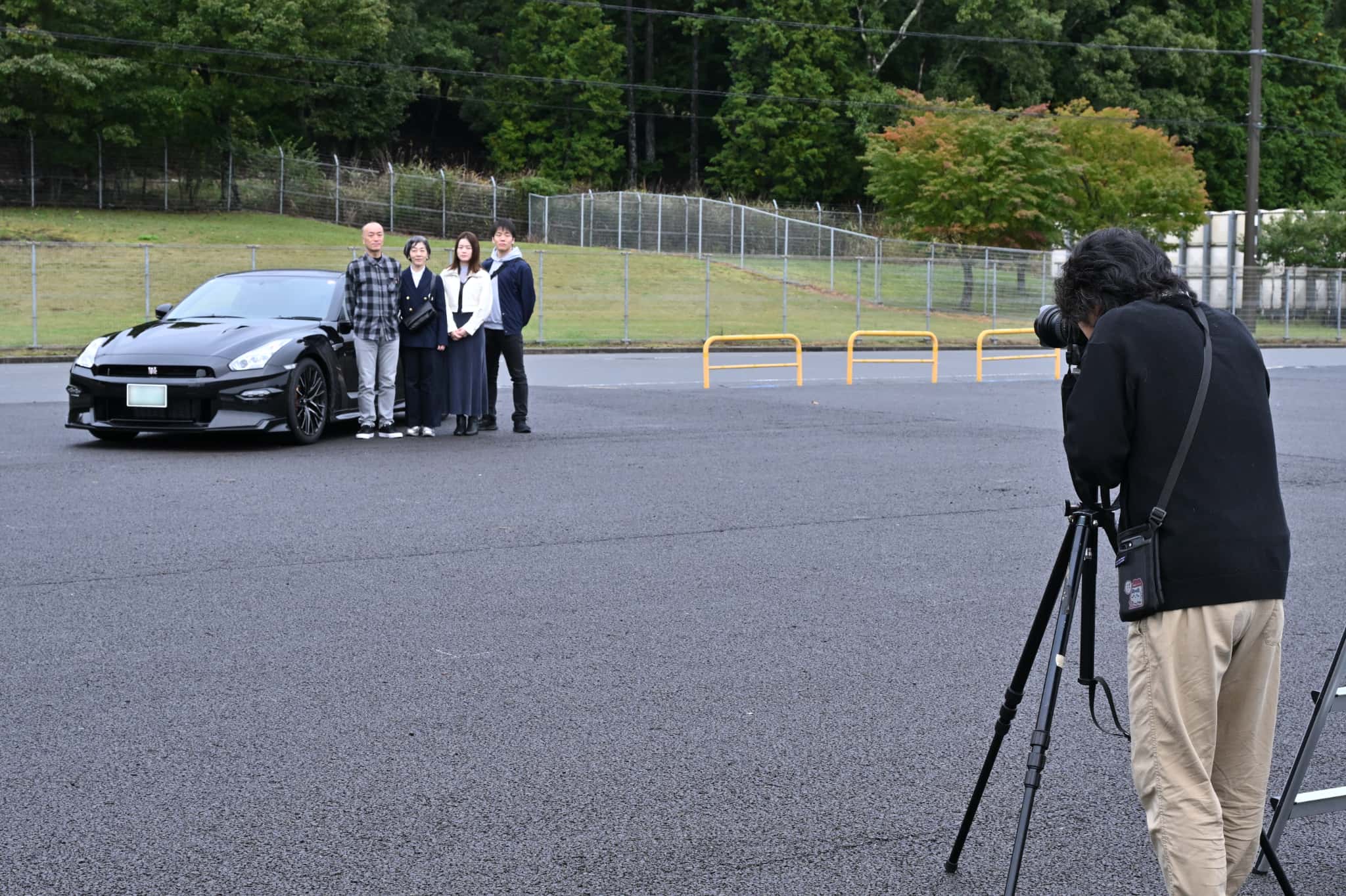 愛車撮影会の様子