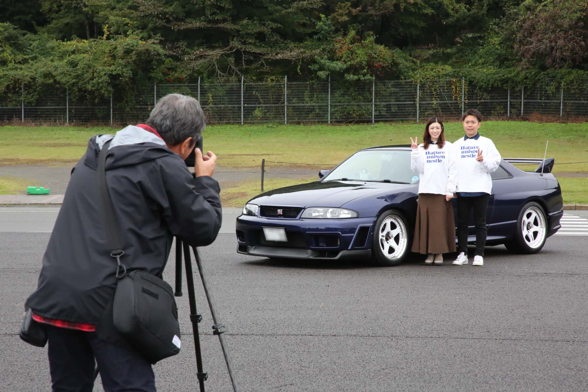 愛車撮影会の様子